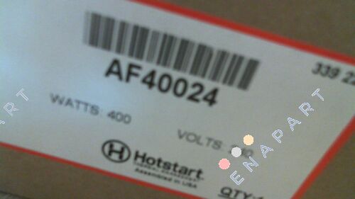 AF40024 HOTパッド400W 240V W / 72 CORD