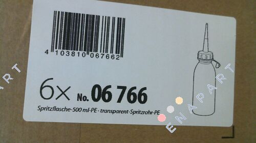 06 766 PE 透明プラスチック転送チューブスプレー 500 ml