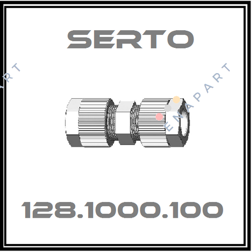 128.1000.100 PVDF、ストレートフィッティング