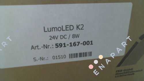 591-167-001 LumoLED K2 7.2 W 24 VDC